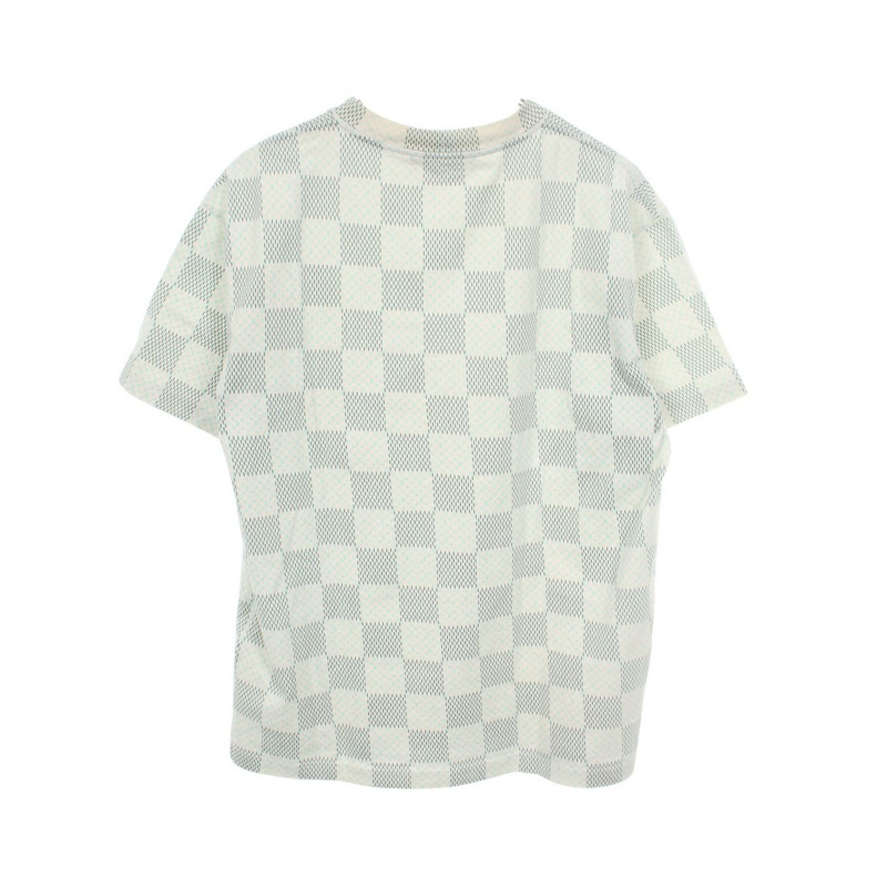 路易威登 Damier Monogram T 卹 RM242MM NPG 棉質 白色 綠色 二手 男款-1