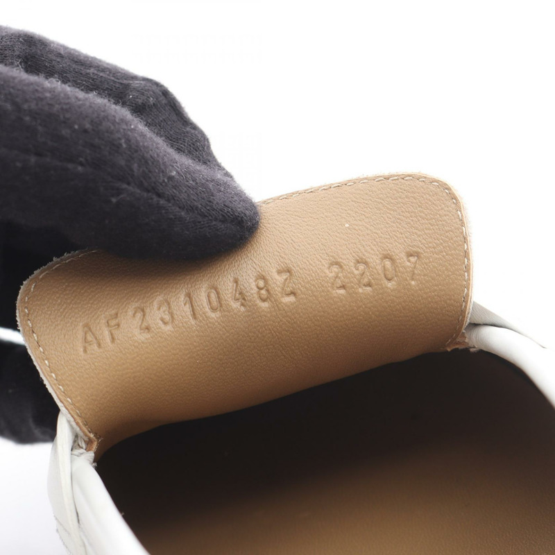 愛馬仕 Paris 樂福鞋 #35 231048Z 白色真皮二手女鞋-5