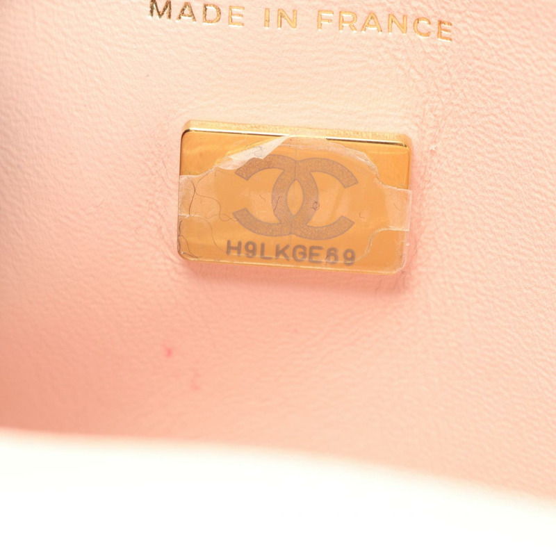 香奈兒 (CHANEL) 絎縫鏈條肩背斜背包錢包 AP3657 皮革 黑色 GHW-4