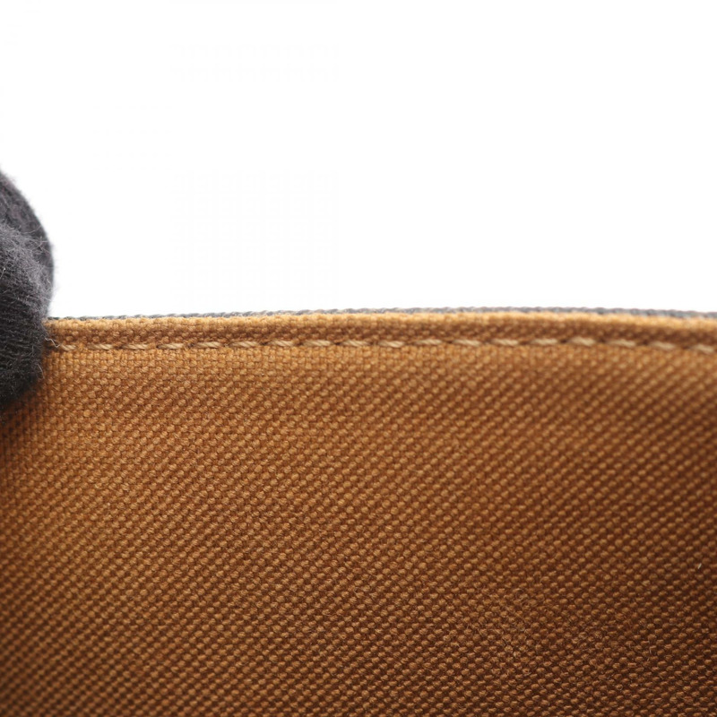 CELINE Folco 中型 Triomphe 單肩包 191502BZJ 帆布皮革 黑色 二手-4