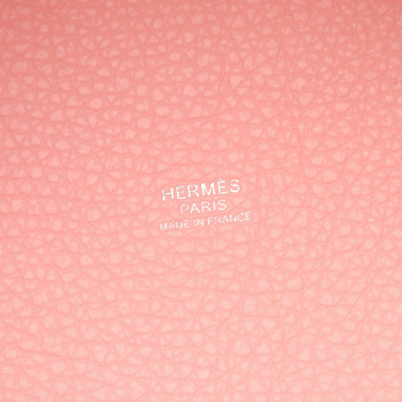 HERMES Picotin Lock PM 托特包 水桶包 B Taurillon Clemence 玫瑰櫻花 SHW-3