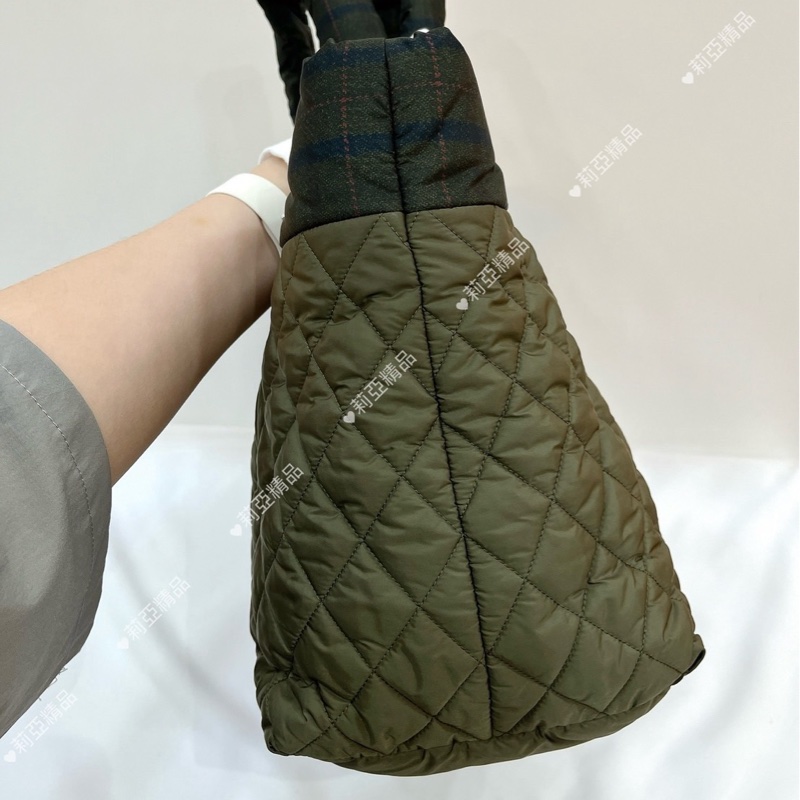 莉亞精品♡Chanel A48611 手提空氣包 綠 二手-2