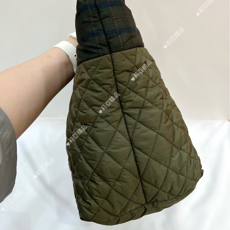 莉亞精品♡Chanel A48611 手提空氣包 綠 二手-3