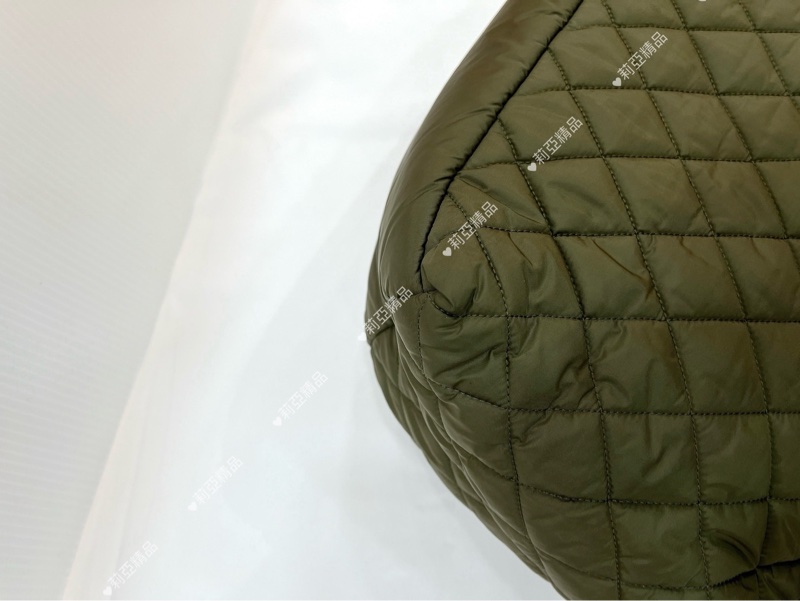 莉亞精品♡Chanel A48611 手提空氣包 綠 二手-10