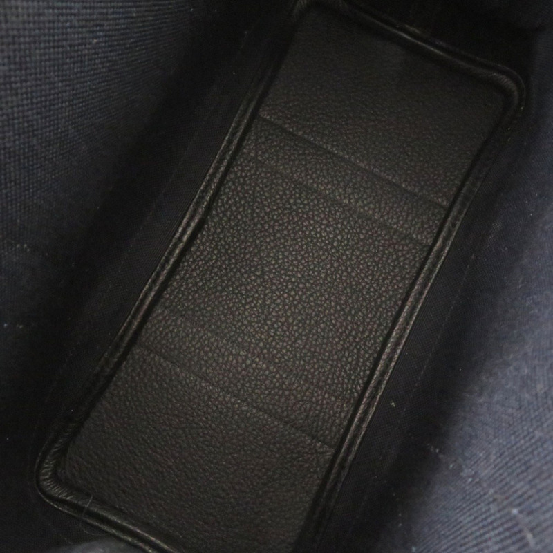 近全新愛馬仕 Garden Party TPM Toile Militaire Negonda 黑色手提包，附銀色五金與 D 字印記（2019 年款）1850HERMES-5