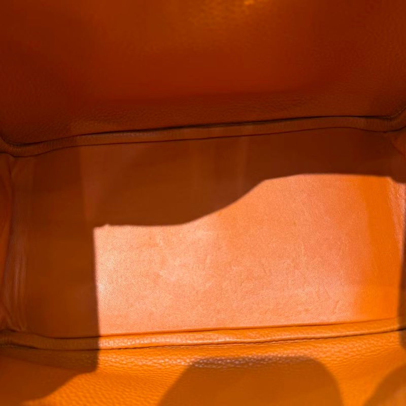 🌈Hermes🧡Lindy 30🧡橙色銀扣🧡99新🌟TC皮🌟愛馬仕🌟-4