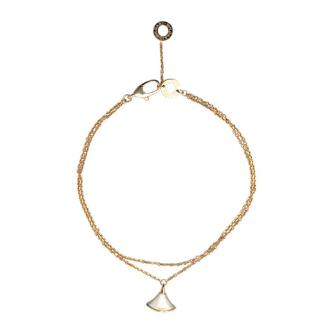 18K玫瑰金 母貝 Divas' Dream Bracelet 手鍊【BVLGARI 寶格麗】 358420