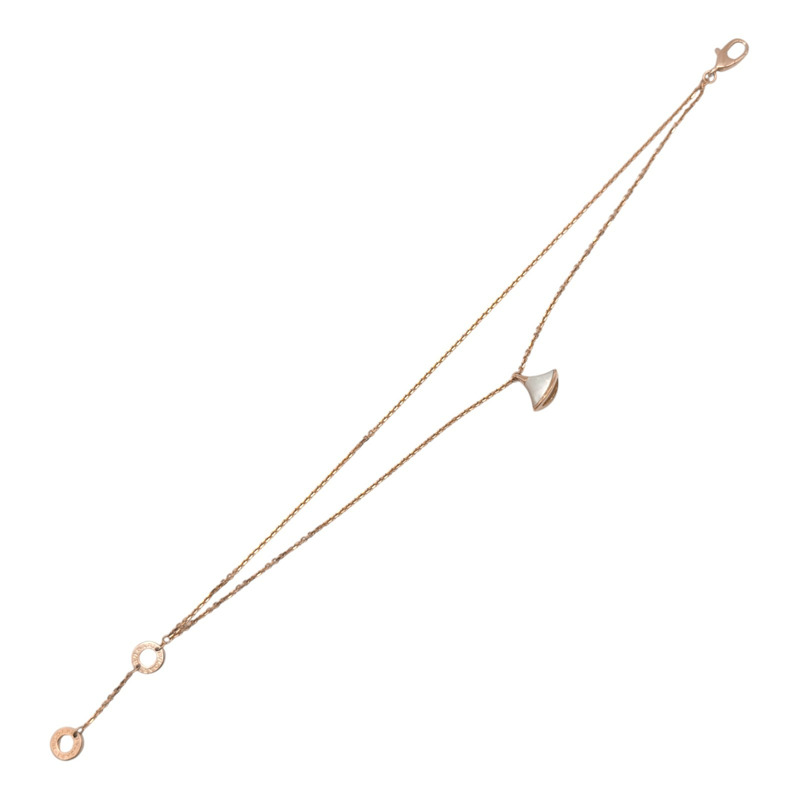 18K玫瑰金 母貝 Divas' Dream Bracelet 手鍊【BVLGARI 寶格麗】 358420-2