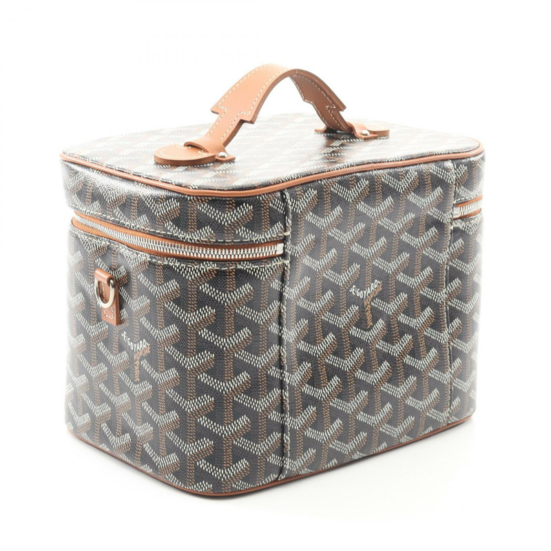 GOYARD Muse Vanity 斜背單肩包 PVC塗層帆布皮革 二手-1