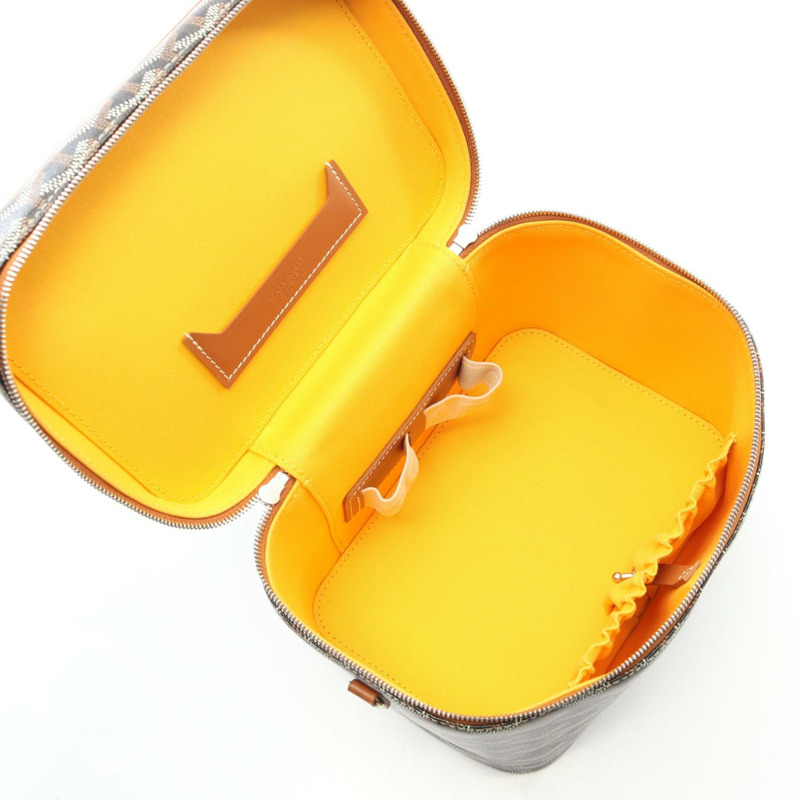 GOYARD Muse Vanity 斜背單肩包 PVC塗層帆布皮革 二手-2