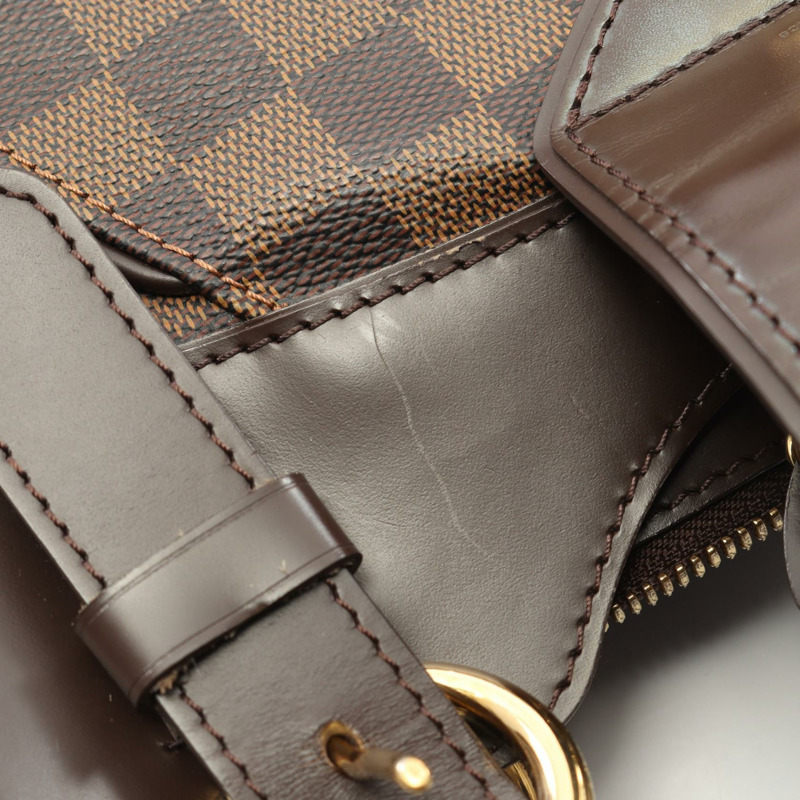 路易威登 Sistina PM 單肩手提包 N41542 Damier 皮革 Ebene 二手女士-8