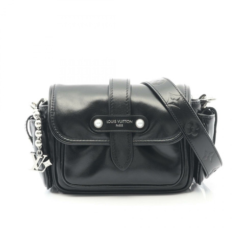 路易威登 Cargo 穿戴式皮夾單肩斜背包 M13989 黑色皮革