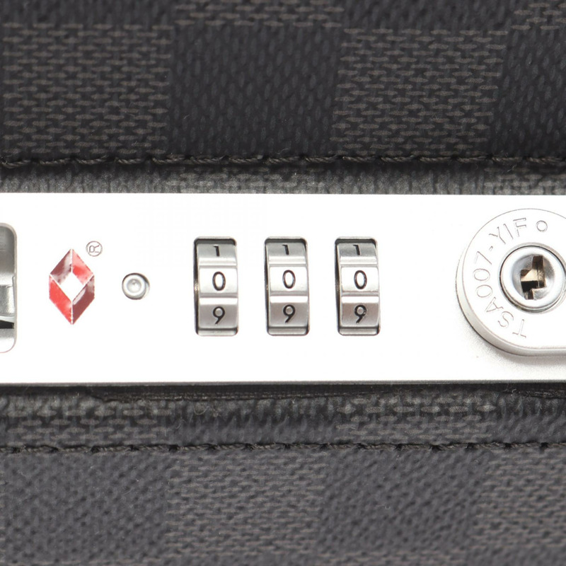 路易威登 Horizon 50 手提箱 N23210 Damier Graphite 黑色 二手 男士 LV-5