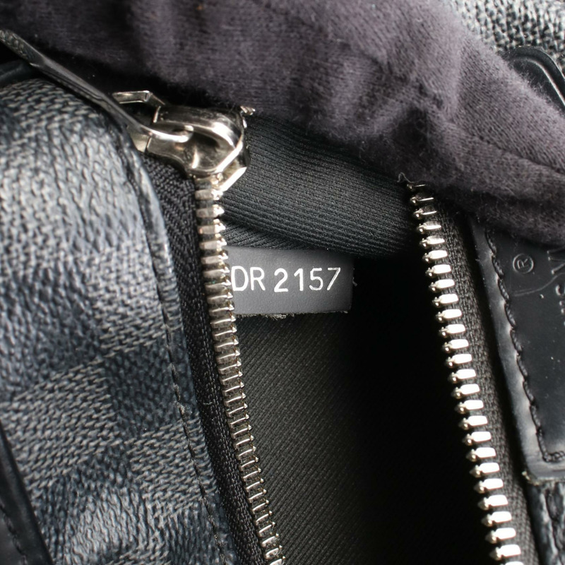 路易威登 Josh 雙肩包 N41473 Damier 石墨色帆布皮革 二手-4