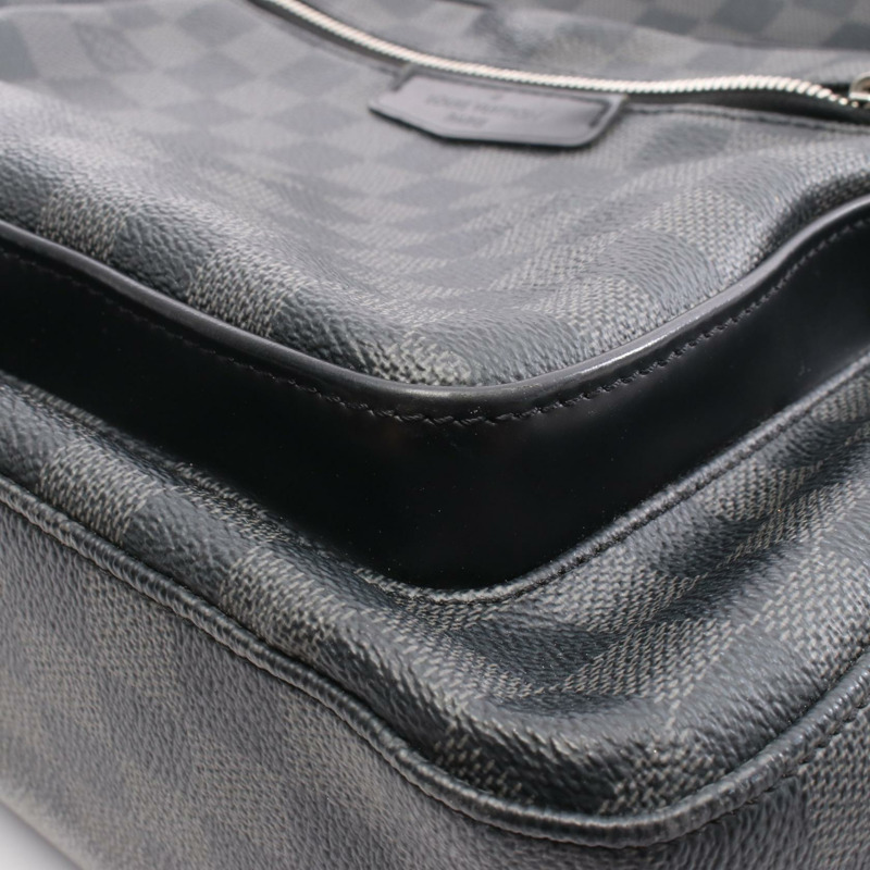 路易威登 Josh 雙肩包 N41473 Damier 石墨色帆布皮革 二手-6