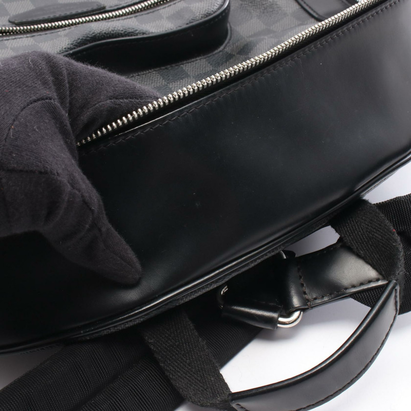 路易威登 Josh 雙肩包 N41473 Damier 石墨色帆布皮革 二手-7