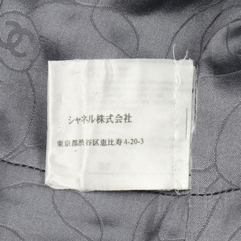 香奈兒斜紋軟呢外套 P21006V12405 布料：棉 海軍藍 白色 二手 女款 #42 CC-3