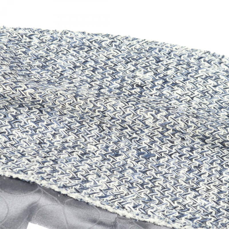 香奈兒斜紋軟呢外套 P21006V12405 布料：棉 海軍藍 白色 二手 女款 #42 CC-5