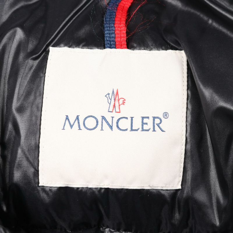MONCLER SERITTE 帶帽羽絨服 尼龍 黑色 #1 二手 女款-2