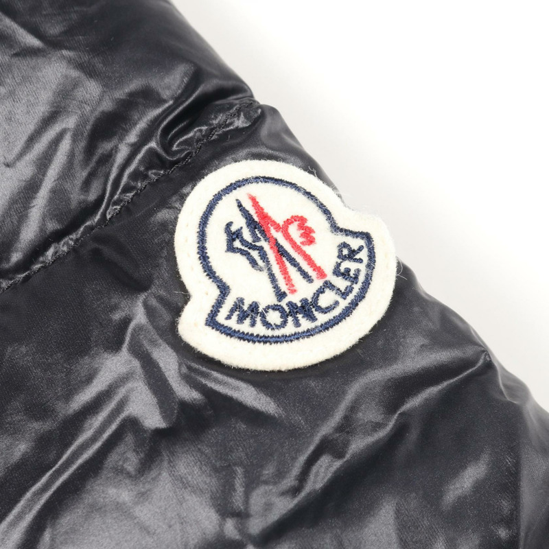 MONCLER SERITTE 帶帽羽絨服 尼龍 黑色 #1 二手 女款-4