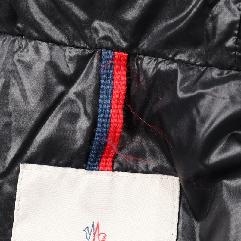 MONCLER SERITTE 帶帽羽絨服 尼龍 黑色 #1 二手 女款-5