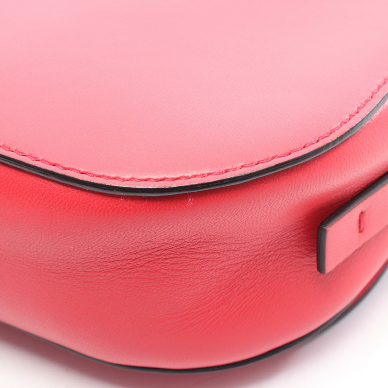 Valentino Garavani Walk Vlogo 肩挎包，紅色皮革，二手女款-6