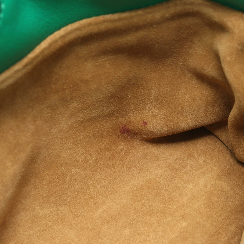 LOEWE Flamenco 迷你手拿包/斜背包/肩包 A411FC2X73 皮革 綠色 二手-7