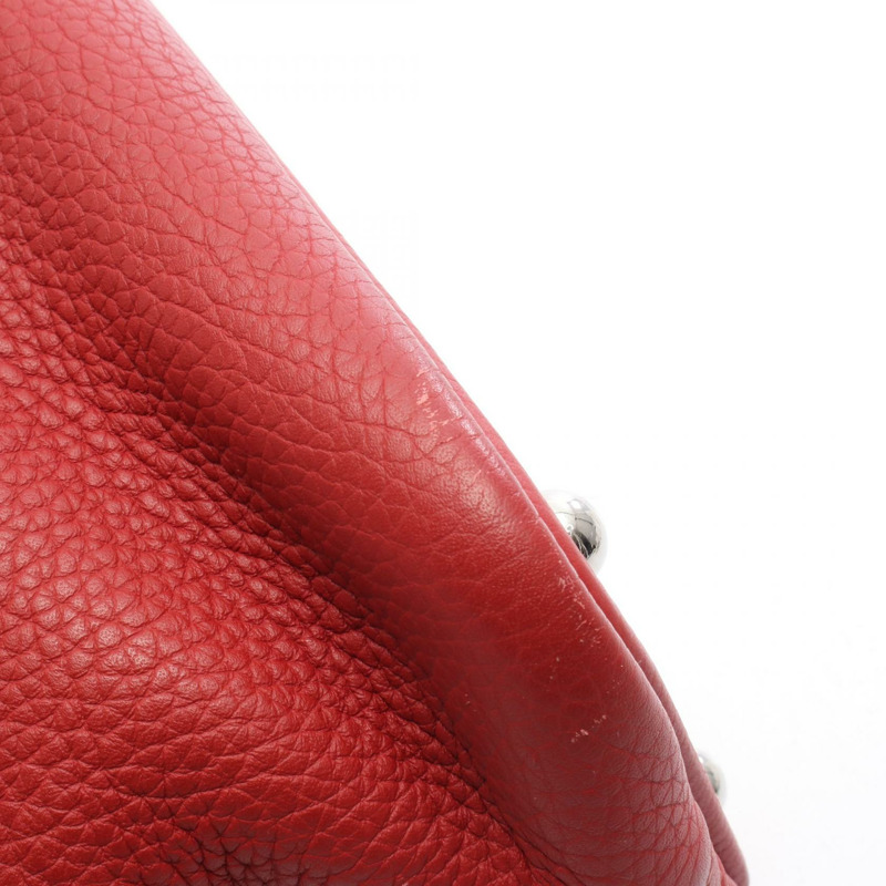 愛馬仕 Bolide 31 單肩手提包 P Taurillon Clemence 紅色 Garance 二手 SHW-5