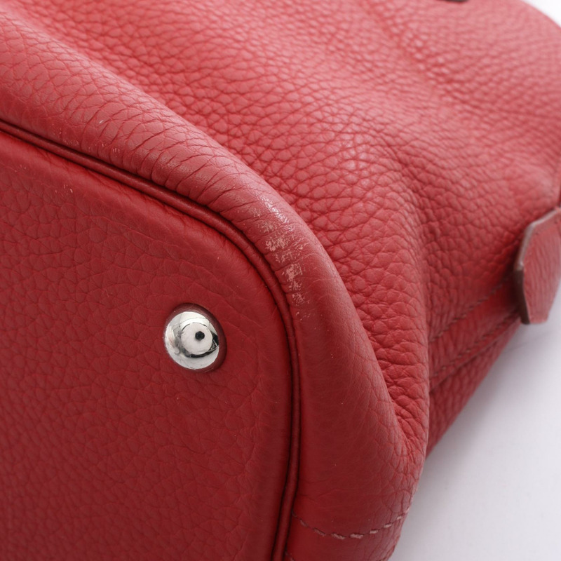 愛馬仕 Bolide 31 單肩手提包 P Taurillon Clemence 紅色 Garance 二手 SHW-7