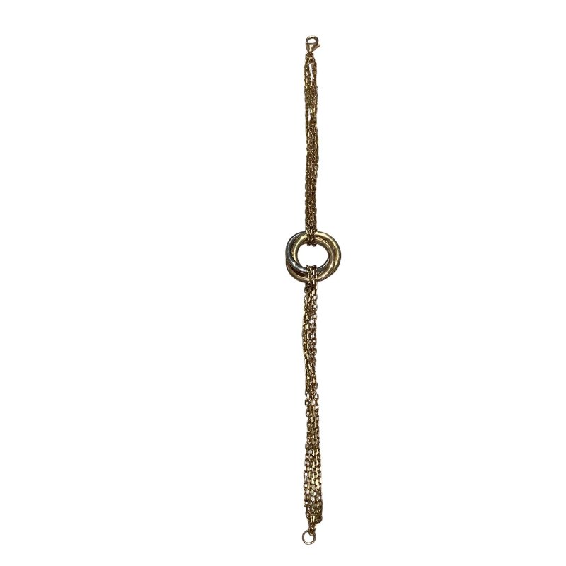 CARTIER 卡地亞 TRINITY BRACELET 18K 手鍊 PG YG WG-1