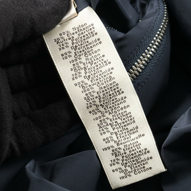 愛馬仕 (HERMES) 拉鍊連帽夾克，尼龍材質，海軍藍/綠色/多色，二手男款，尺寸 50-5