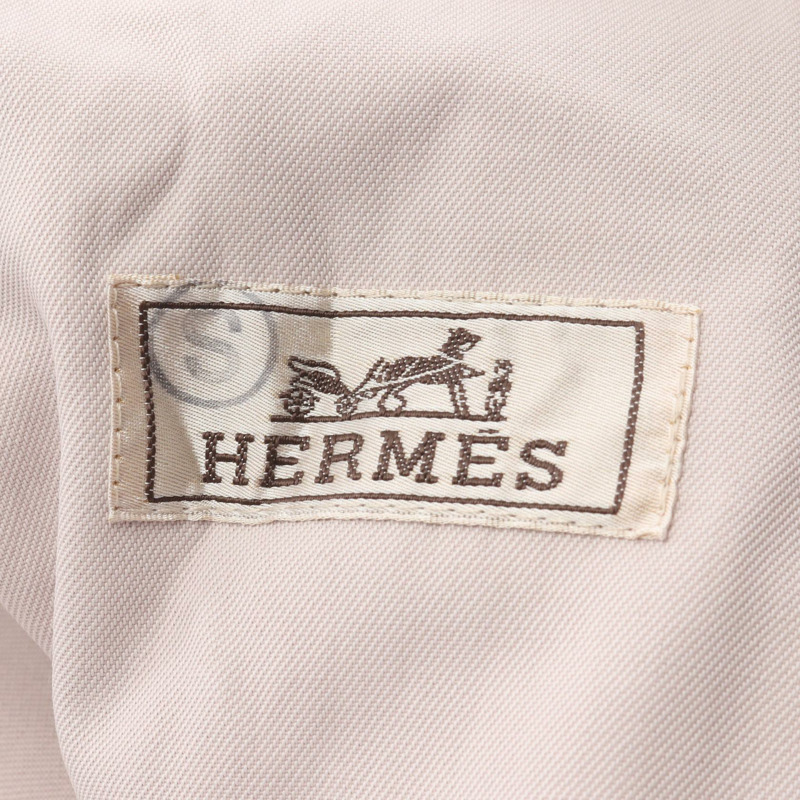 愛馬仕男士紫色棉黏膠混紡短夾克，二手，尺寸50-2