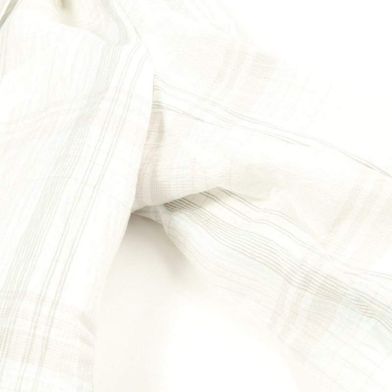 愛馬仕 (HERMES) 訂製夾克,亞麻棉混紡面料,白色多色,二手男士44碼-4