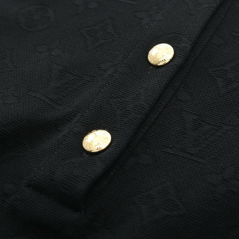 路易威登 Monogram Piqu Polo 衫連身裙，純棉材質，黑色，二手，女款 M 碼-4