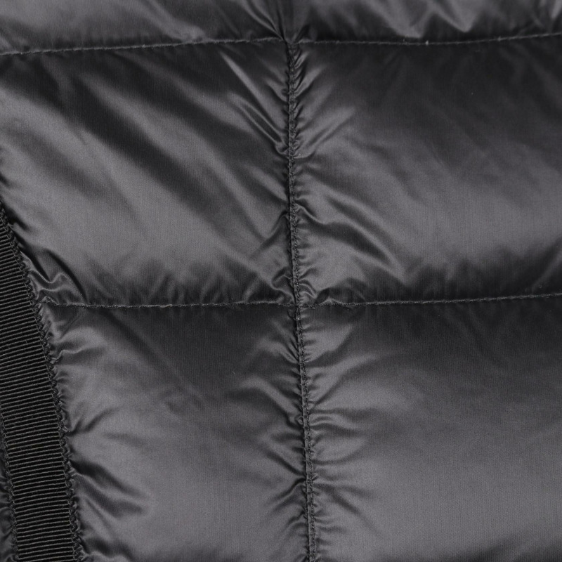 MONCLER HERMINE 長款羽絨外套 尼龍 黑色 二手 女款 0碼-8