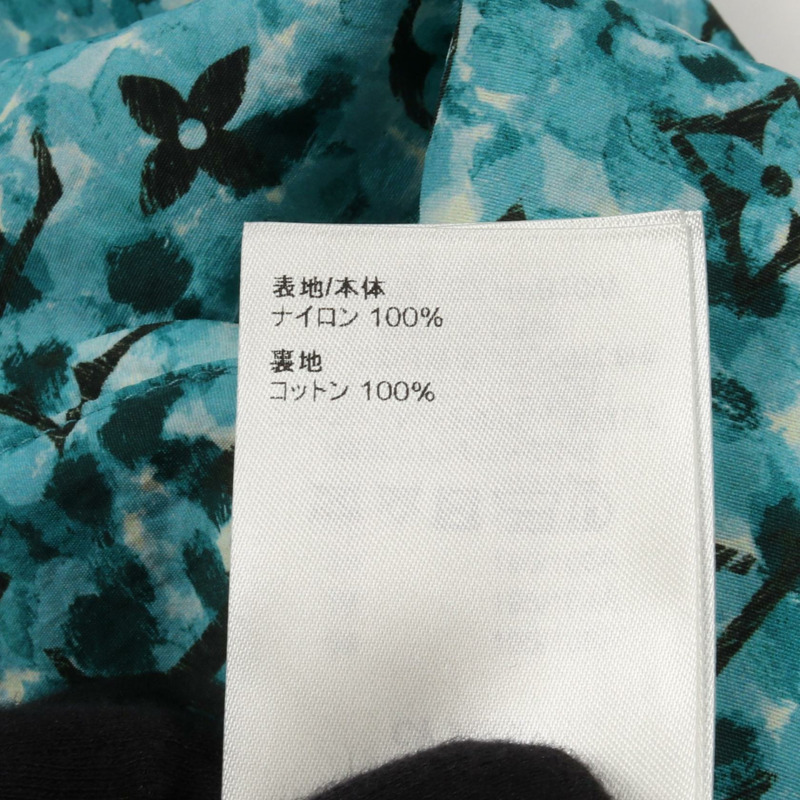 路易威登 Monogram Mountain 連帽衫，尼龍材質，藍白相間，二手男款 50 碼-4