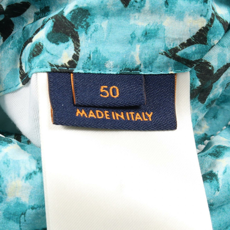 路易威登 Monogram Mountain 連帽衫，尼龍材質，藍白相間，二手男款 50 碼-5