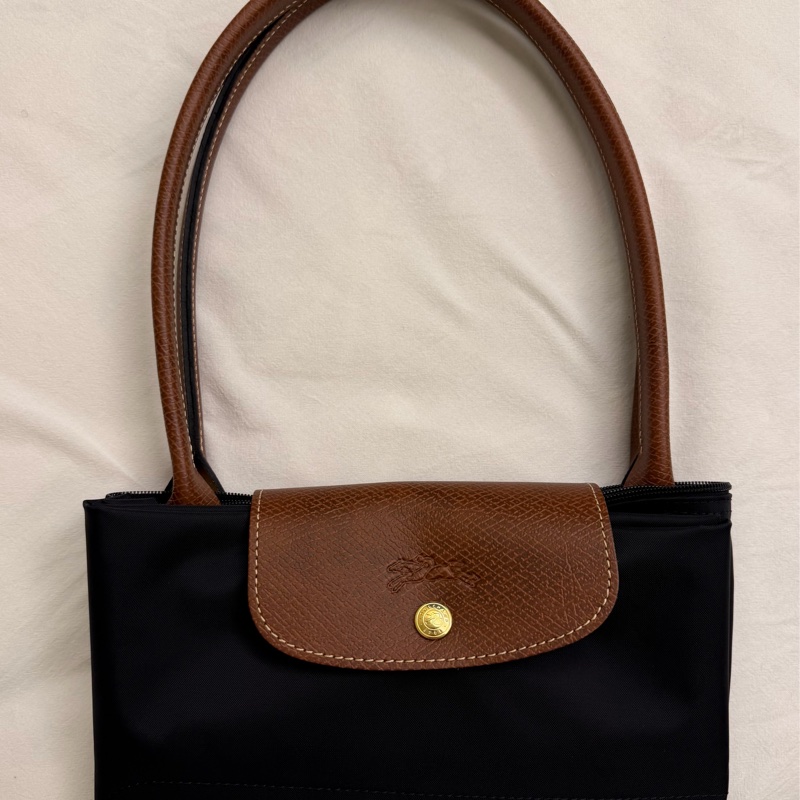 Longcharm LE PLIAGE ORIGINAL 肩揹袋 L 黑色長柄-5
