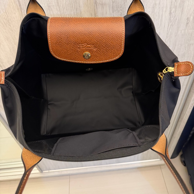 Longcharm LE PLIAGE ORIGINAL 肩揹袋 L 黑色長柄-7