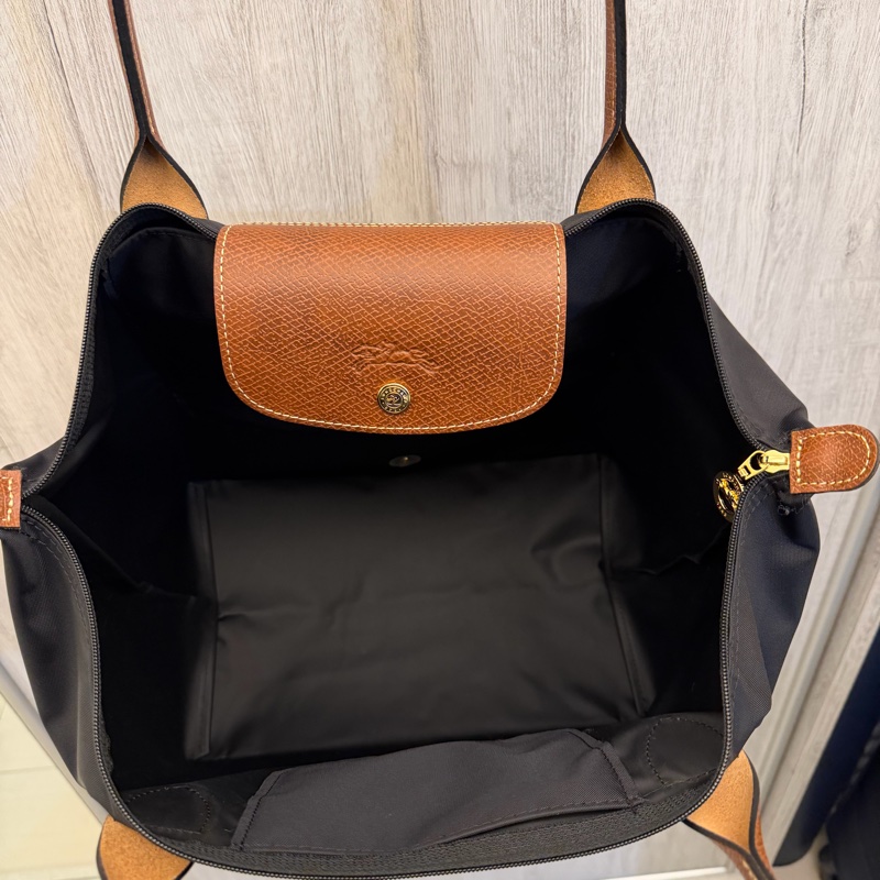 Longcharm LE PLIAGE ORIGINAL 肩揹袋 L 黑色長柄-12