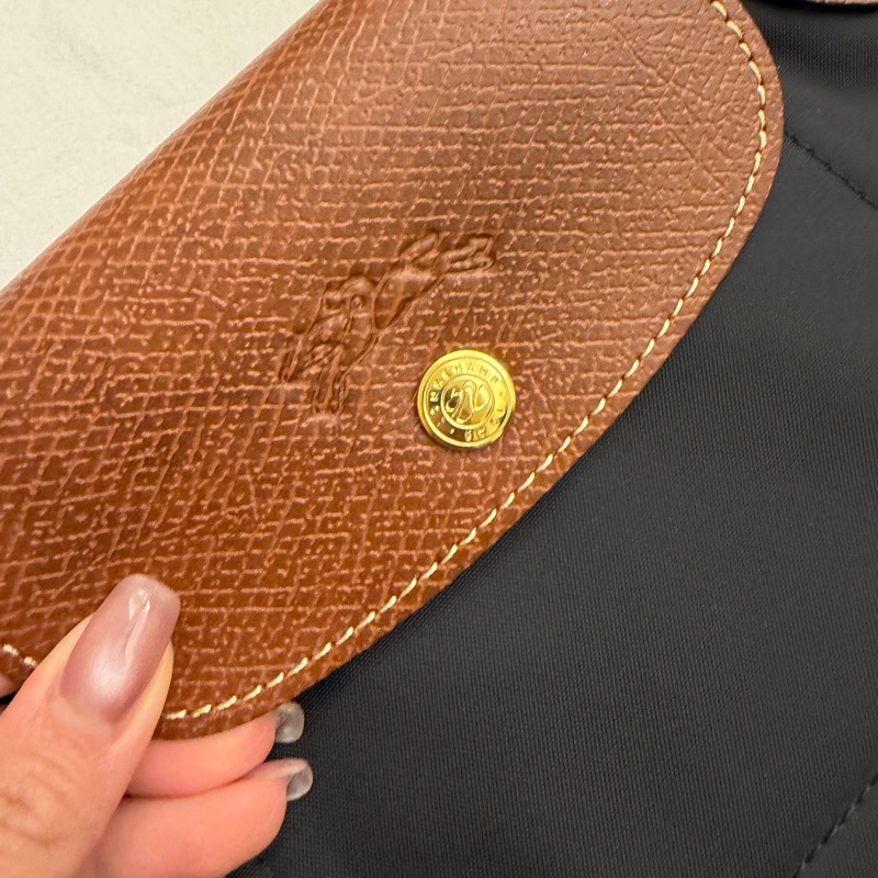 Longcharm LE PLIAGE ORIGINAL 肩揹袋 L 黑色長柄-13