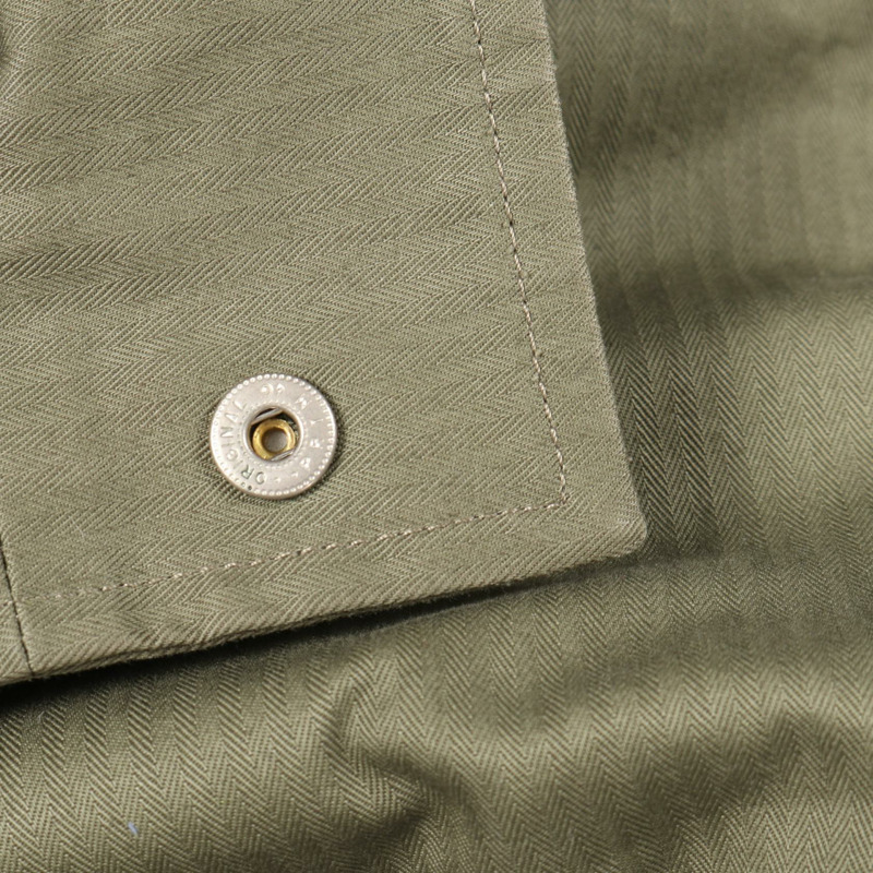 Dior 斗篷外套 857M82A3726 棉質卡其色 二手 女款 XS 號 CD-4