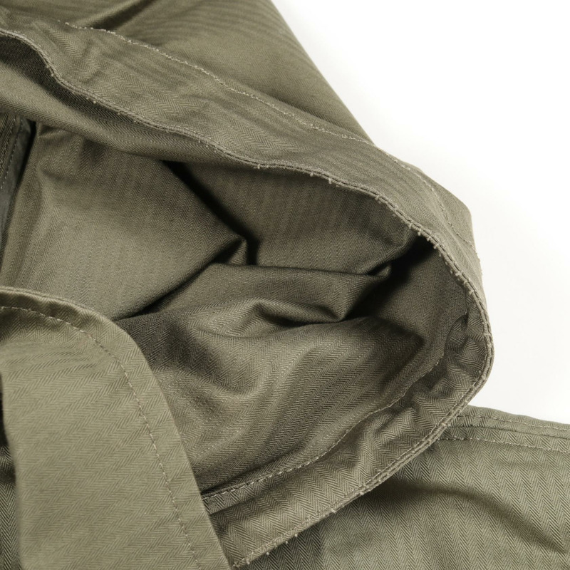 Dior 斗篷外套 857M82A3726 棉質卡其色 二手 女款 XS 號 CD-7