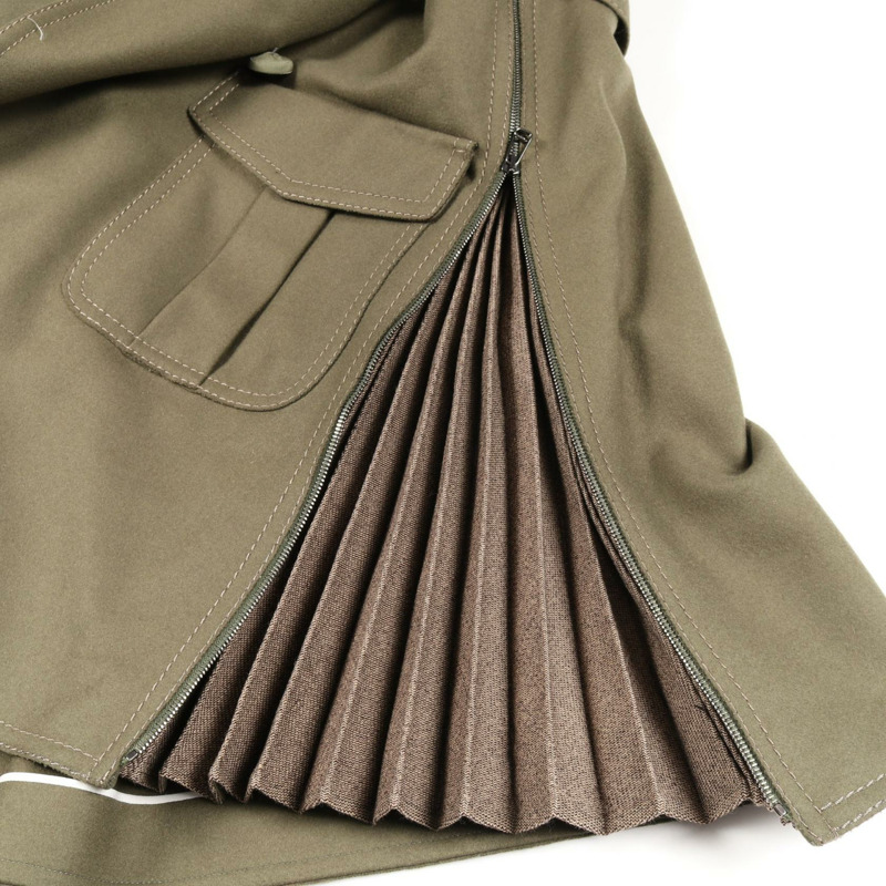 FENDI 羊毛羊絨雙排扣大衣，卡其色，二手女款，38碼-6