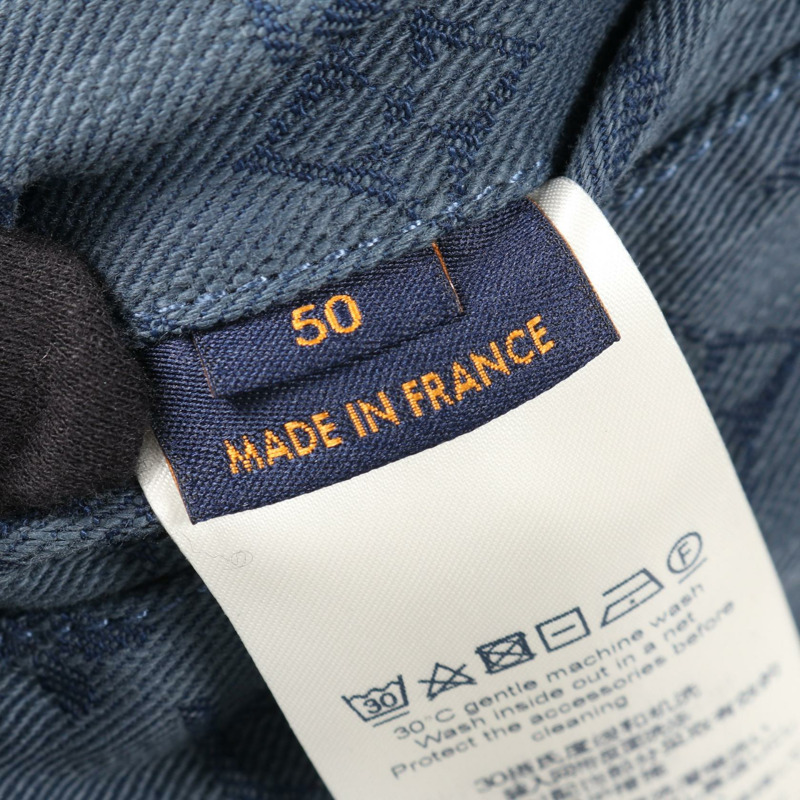 路易威登 Monogram 牛仔外套 RM192M QJQ HHA20W 棉質海軍藍 #50 二手男款-5