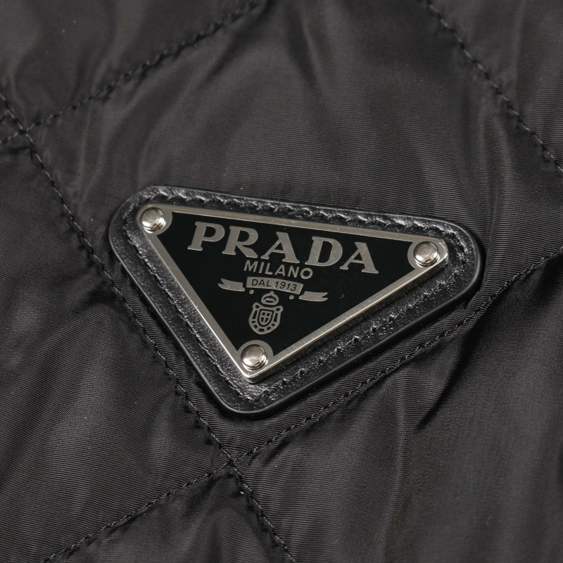 PRADA Re-Nylon 其他夾克 尼龍 黑色 二手 女-5