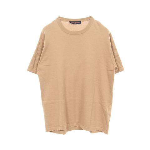 路易威登 Monogram 短袖T卹，純棉，米色，男士XL碼，二手。