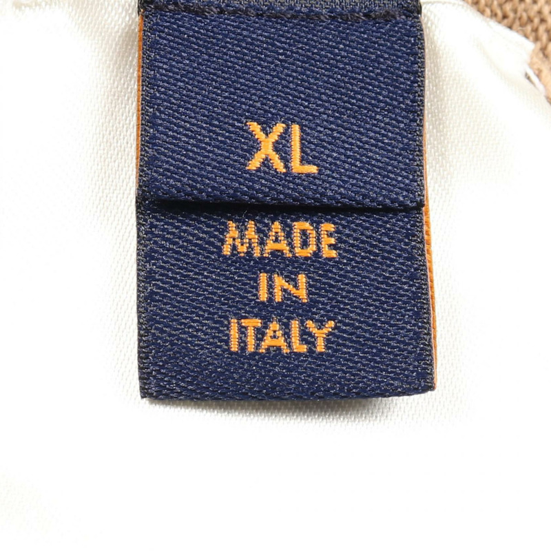 路易威登 Monogram 短袖T卹，純棉，米色，男士XL碼，二手。-4