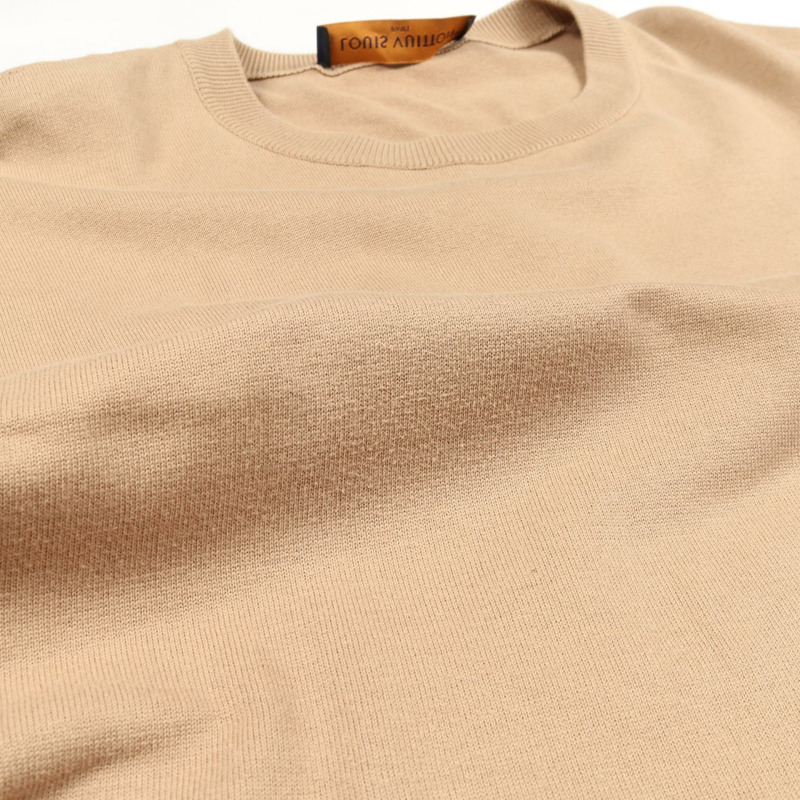 路易威登 Monogram 短袖T卹，純棉，米色，男士XL碼，二手。-7