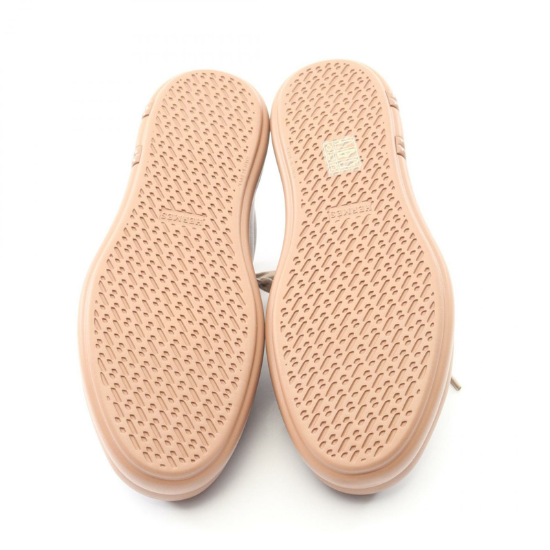 愛馬仕 Happy 運動鞋 #37 棕色皮革二手女鞋-3